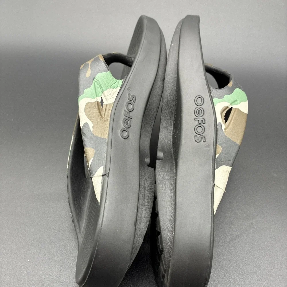 OOFOS OOriginal Camo Recovery Slide Sandals Men's 7 Women's 9 Unisex Comfort